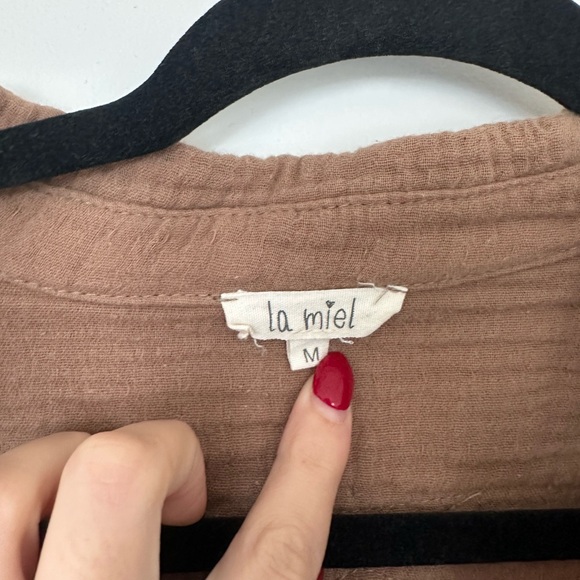 Brown Button-Up - Picture 3 of 3